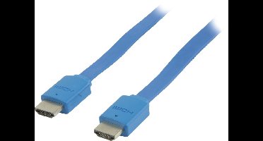Platte high speed HDMI® kabel met ethernet