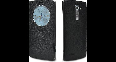 LG Lederen Quick Circle Case G4 Zwart