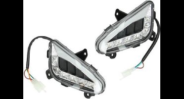 Knipperlichtset led E-keur met dagrijverlichting China Vespa LX S Napoli Riva rl-50 vx50 acht