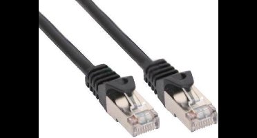 S/FTP CAT6 Gigabit crossover netwerkkabel / zwart - PVC - 2 meter