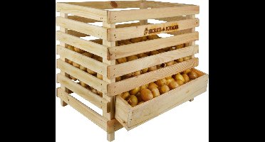 Houten aardappelkrat