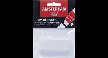 Amsterdam acrylmarker punten groot zakje van 5 stuks