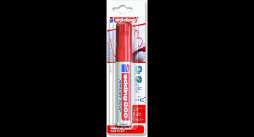 Viltstift edding 800 schuin 4-12mm rood | Blister a 1 stuk