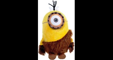 Minion knuffel Stuart als holbewoner 30 cm