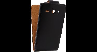 Xccess Leather Flip Case Huawei Ascend Y530 Black