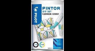 Pilot Pintor - Set DIY Cushion Cover - gemixte kleuren - fijne en brede punt.