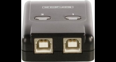 König CMP-USBSW4 interface hub 480 Mbit/s Zwart