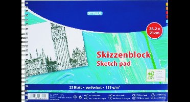 Toppoint Schetsboek A4 25vel 140gr
