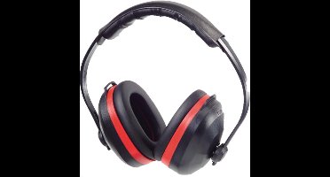 Safeworker Gehoorkap - Gehoorbeschermers - Zwart Rood