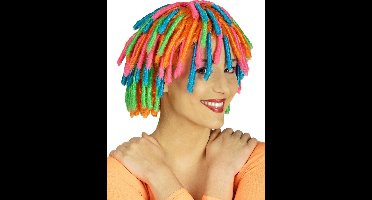 Kleurrijke rasta pruik voor vrouwen