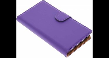 Mobiparts - Paarse premium booktype hoes - Huawei Ascend G6 4G