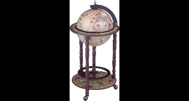 Brulo - Wereldbol - Globe - Globebar - barglobe - Livingstone 33 cm