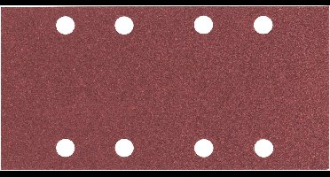 Bosch - 10-delige schuurbladset 93 x 185 mm, 4x60; 4x120; 2x180