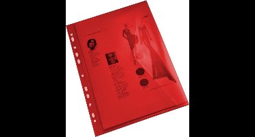 EXXO-HFP #35346 - A4 Ringband Documententas - Rood - 150 stuks (15 pakken @ 10 stuks)