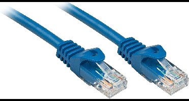 LINDY 48175 RJ45 Netwerkkabel, patchkabel CAT 6 U/UTP 5.00 m Blauw 1 stuk(s)