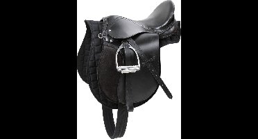 Kerbl Haflinger zadel leer zwart