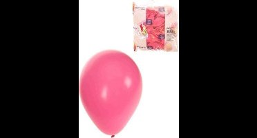 Ballonnen helium 200x pink - Ballon helium lucht festival verjaardag feest pink roze