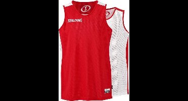 Spalding Essential Rev. Shirt Unisex - Groen / Wit - maat 140