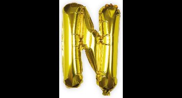 Ginger Ray Pick & Mix - Folieballon letter N - goud