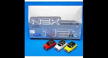 Mini Cooper Die Cast Pull Back 3ass 10cm Assorti