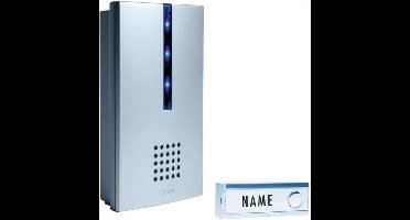 m-e FG6 draadloze deurbel op batterijen - met lichtsignaal - 200 meter bereik - 6 melodieën