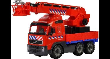Polesie Speelgoed brandweerauto Volvo - Met uitschuifbare kraan - Vanaf 3 jaar
