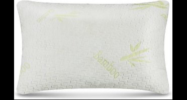 Dreamhouse Bamboo Memory Foam Kussen - Wit - 40x60 cm