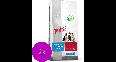 Prins Fit-Selection Zalm&Rijst - Hondenvoer - 2 x 2 kg