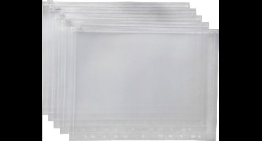 EXXO-HFP #33860 - A4 Ringbandtas met schuifrits - Universele ponsing - 10 stuks (1 pak @ 10 stuks)