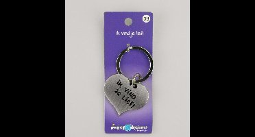 Hart sleutelhanger - Vind je lief