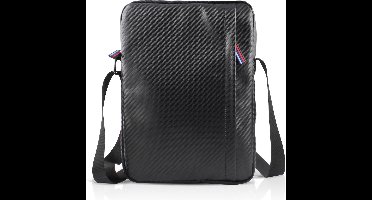 BMW Carbon Tricolor Tablet Tas - (Geschikt voor Scherm tot 8 Inch) - Zwart