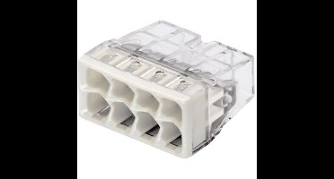 WAGO lasklem 2273-208 | transparant | 8-voudig | 1.0 - 2.5 mm² | 10 stuks