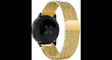 Bandje geschikt voor Samsung Galaxy Watch Active 2 (40 & 40 mm) - Goud Milanese Band