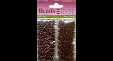 Hobby & Crafting Fun - Rijstekralen 3x6mm - 12130-3012 brown