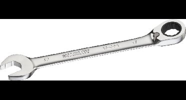 Stanley - FATMAX Omkeerbare Ringsteeksleutel met ratel 17mm - Steeksleutel - Sleutelgereedschap - 1 Stuk(s)