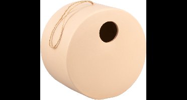 Present Time Vogelhuisje Rond - Bruin - 4,5x12,5x20cm - Modern,Scandinavisch