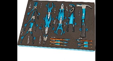 HBM 16 Delig Gereedschap Foam inlay voor Gereedschapswagen