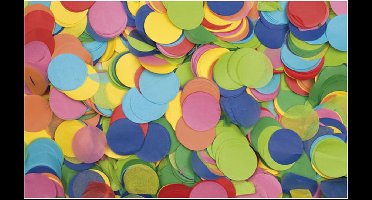 Showtec Showtec Ronde multicolor confetti (vuurbestendig), 1 kg Home entertainment - Accessoires