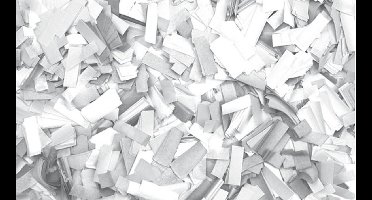 Showtec Showtec Rechthoekige witte confetti (vuurbestendig), 1 kg Home entertainment - Accessoires