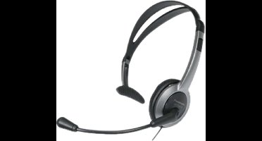 Panasonic RP-TCA 430 Telefoonheadset 2.5 mm jackplug Kabelgebonden On Ear Zilver, Zwart