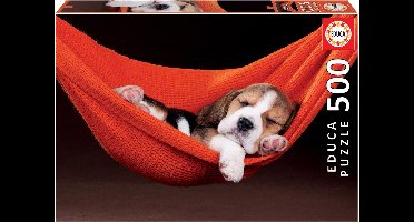 Legpuzzel - Lekker Soezen in een Hangmat - 500 stukjes - Educa Puzzel