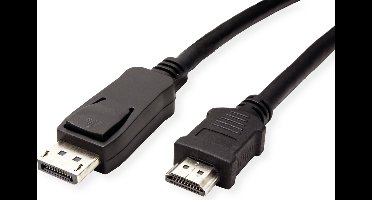 VALUE DisplayPort kabel DP - HDTV, M/M, zwart, 3 m