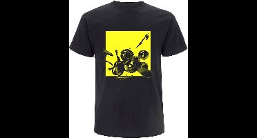 Metallica Broken/Burnt Drums (M72) Heren T-shirt - zwart - M