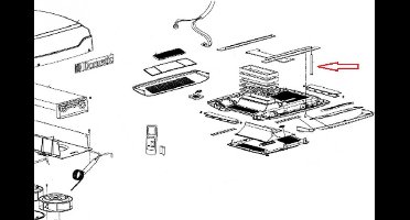 Dometic B1600 Plus Bevestigingsbout 6x120