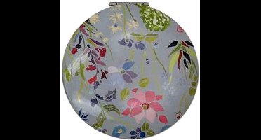 Compact Make Up Spiegeltje Lichtblauw Tuin Gekleurd Julie Dodsworth - 6,5cm