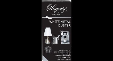 Hagerty White Metal Duster (36x55 cm) - Geïmpregneerde doek voor het reinigen van RVS staat en chroom