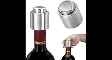 2 x Vacuüm Wijnfles Stopper – Cocktail fles afsluiter – Fles cover – fles kruk – Keukengereedschap – Wijnstop – Plug
