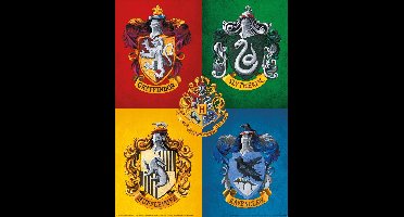 Harry Potter Huismerken Poster 40x50cm