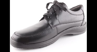 Mobils by Mephisto EZARD zwart lederen veterschoen voor brede voeten - Maat 43