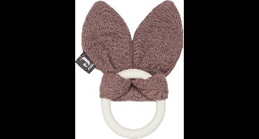 Jollein Bijtring Siliconen Bunny Ears - Chestnut